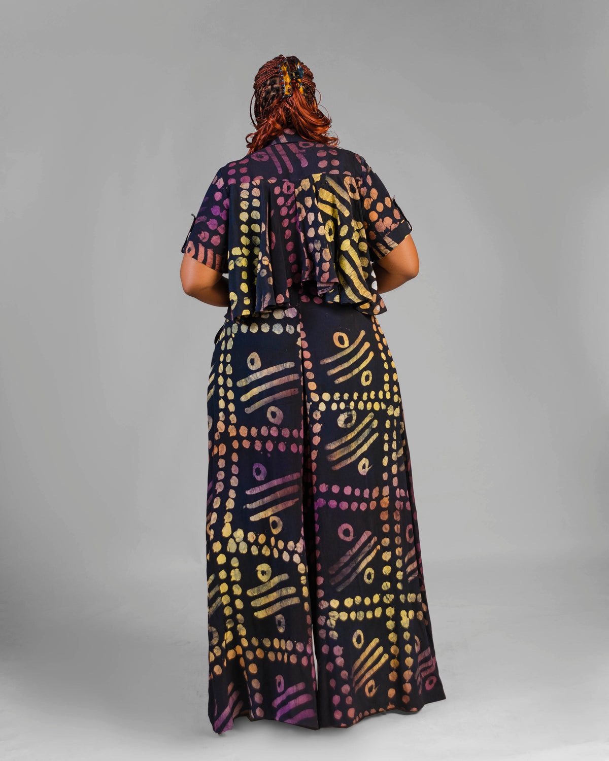 AFIA  Hand-Dyed Adire Co-ord Set