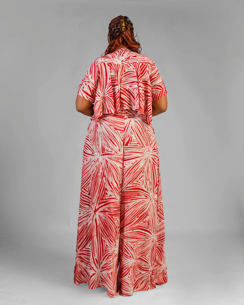 ADA  Hand-Dyed Adire Co-ord Set