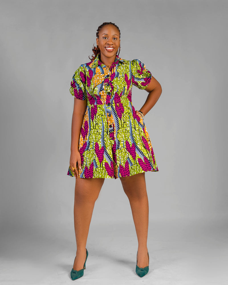 NIA Multiprint playsuit